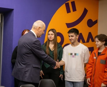 Встреча ректора с волонтёрами