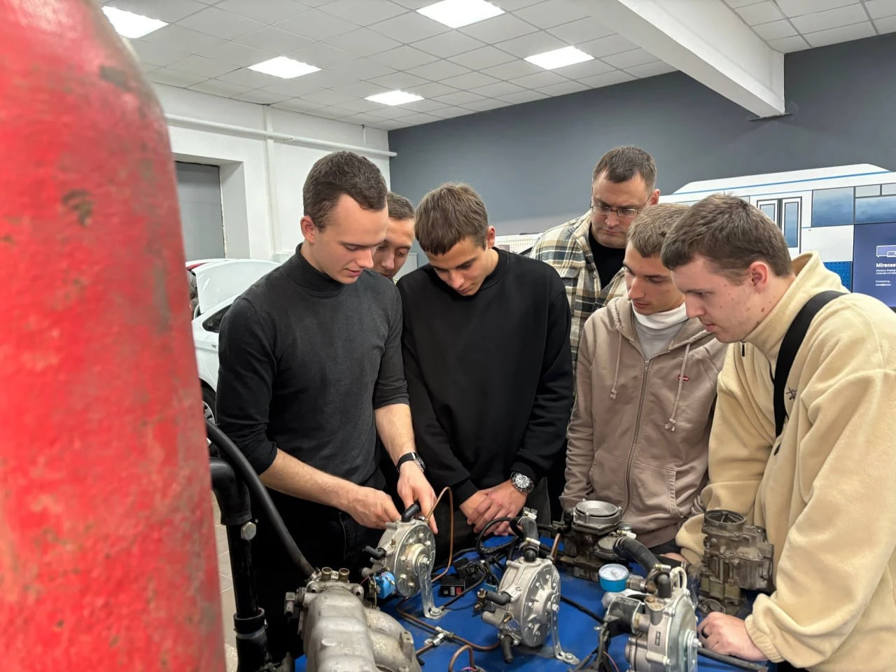 Студенты БГТУ имени Шухова прошли практику по газобаллонному оборудованию