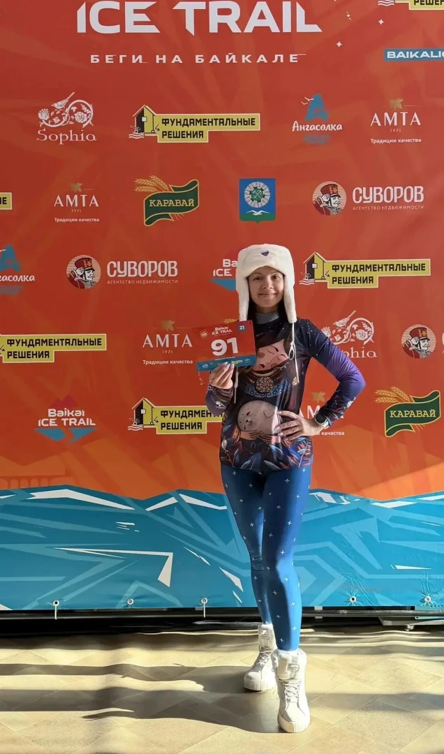 Доцент БГТУ им. Шухова заняла 5-е место в забеге по льду Байкала